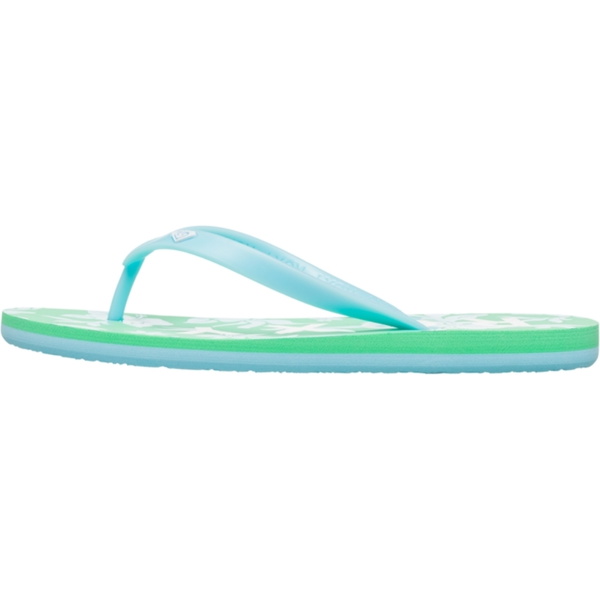 2025 Roxy Frauen Tahiti VII Flip Flops ARJL100869 - Turquoise / Green